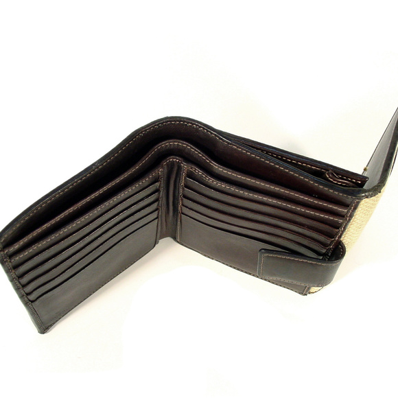 GUCCI Authentic Vintage Linen Horsebit Wallet - Picture 5 of 8